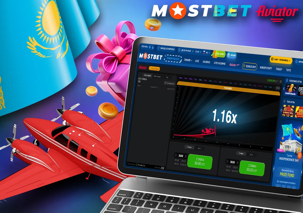 Популярный краш-слот Mostbet Авиатор